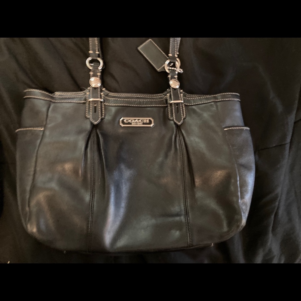 Black coach purse